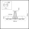 Потолочная люстра Lumion Cirrus 4468/5C - Потолочная люстра Lumion Cirrus 4468/5C