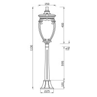  - Ландшафтный светильник Outdoor O414FL-01BZ1