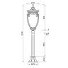 Ландшафтный светильник Outdoor O414FL-01BZ1 - Ландшафтный светильник Outdoor O414FL-01BZ1