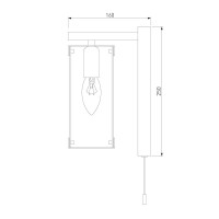 - Бра Eurosvet Aragon 60126/1 черный
