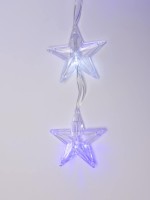  - Светодиодная гирлянда Uniel занавес 220V белый ULD-E5505-196/DTK WHITE-BLUE IP20 STARS-1 UL-00001410