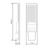 Уличный светодиодный консольный светильник Gauss Avenue 629536300 - Уличный светодиодный консольный светильник Gauss Avenue 629536300