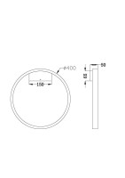 Настенный светильник Maytoni Rim MOD058WL-L25BS4K - Настенный светильник Maytoni Rim MOD058WL-L25BS4K