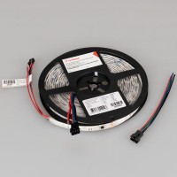  - Лента герметичная SPI-SE-B60-10mm 24V RGB-PX6-BPT (12 W/m, IP65, 5060, 5m) (Arlight, бегущий огонь)