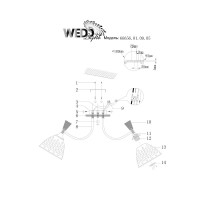  - Потолочная люстра Wedo Light Gudi 66656.01.09.05