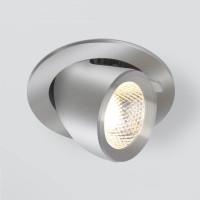  - Встраиваемый светодиодный светильник Elektrostandard 9918 LED 9W 4200K серебро 4690389162435