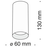  - Потолочный светильник Technical C010CL-01RG