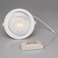  - Светильник LTD-LEGEND-R175-20W Warm3000 (WH, 50 deg) (Arlight, IP20 Металл, 3 года)