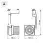 Светодиодный светильник LGD-536BWH 30W White (Arlight, IP20 Металл, 3 года) - Светодиодный светильник LGD-536BWH 30W White (Arlight, IP20 Металл, 3 года)