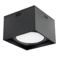  - Потолочный светодиодный светильник Horoz Sandra 15W 4200К черный 016-045-1015