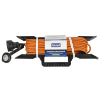  - Удлинитель Uniel 1гн х 10м б/з UG /UCK-1N/2x0,75/10M/F IP44 Orange UL-00009864