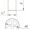 Подвес MAG-HANG-45-L2000 (SL) (Arlight, Металл) - Подвес MAG-HANG-45-L2000 (SL) (Arlight, Металл)