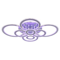  - Потолочная светодиодная люстра Profit Light 8040/8 CHR