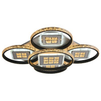  - Потолочная светодиодная люстра Profit Light 8053/4+1 WHT+BLK