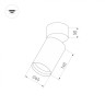 Светильник SP-POLO-SURFACE-FLAP-R65-8W Day4000 (BK-BK, 40 deg) (Arlight, IP20 Металл, 5 лет) - Светильник SP-POLO-SURFACE-FLAP-R65-8W Day4000 (BK-BK, 40 deg) (Arlight, IP20 Металл, 5 лет)
