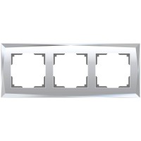  - Рамка на 3 поста Werkel Diamant зеркальный W0031220 4690389158834