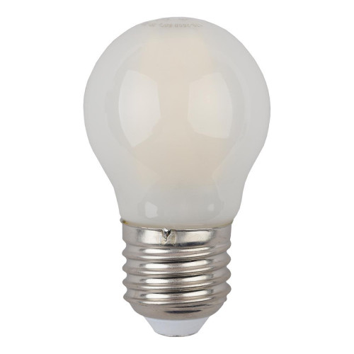 Лампа светодиодная филаментная ЭРА E27 9W 4000K матовая F-LED P45-9w-840-E27 frost Б0047030 