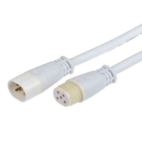 Коннектор выводной ARL-NF-FC-P4 (15x16) (Arlight, -) Пара коннекторов DMX с проводом 50см для подключения неона ARL-NF5050-P15-24V RGB-DMX (15x16 мм). Подключение только через пайку к неону. В комплекте 2 коннектора (папа-мама), цена за комплект.