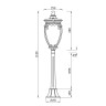 Ландшафтный светильник Outdoor O414FL-01GB1 - Ландшафтный светильник Outdoor O414FL-01GB1