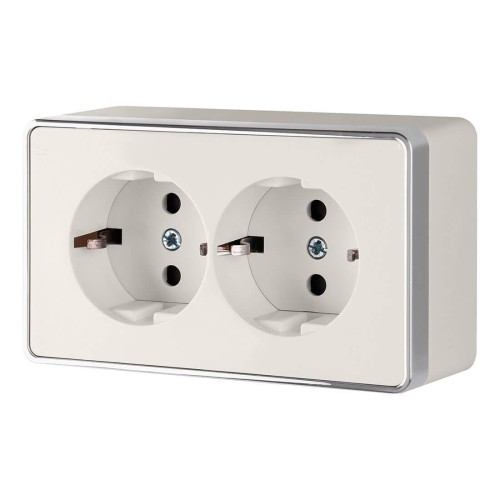 Розетка двойная с заземлением Werkel Gallant слоновая кость W5072103 4690389164668 