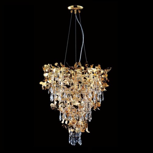 Подвесная люстра Crystal Lux Romeo SP10 Gold D600 