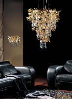  - Подвесная люстра Crystal Lux Romeo SP10 Gold D600