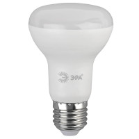  - Лампа светодиодная ЭРА E27 8W 2700K матовая ECO LED R63-8W-827-E27 Б0050300