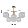 Потолочная люстра F-Promo Beaker 2976-6P - Потолочная люстра F-Promo Beaker 2976-6P