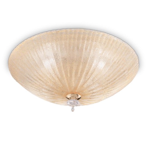 Потолочный светильник Ideal Lux Shell PL3 Ambra 140179 