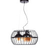 Подвесная люстра Lumina Deco Optis LDP 11765-3 BK - Подвесная люстра Lumina Deco Optis LDP 11765-3 BK