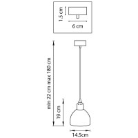  - Подвесной светильник Lightstar Loft 765018