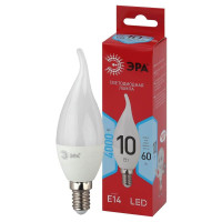  - Лампа светодиодная ЭРА E14 10W 4000K матовая LED BXS-10W-840-E14 R Б0051849