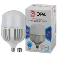  - Лампа светодиодная сверхмощная ЭРА E27/E40 120W 4000K матовая LED POWER T160-120W-4000-E27/E40 Б0049103