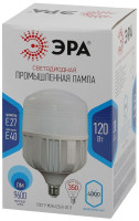  - Лампа светодиодная сверхмощная ЭРА E27/E40 120W 4000K матовая LED POWER T160-120W-4000-E27/E40 Б0049103