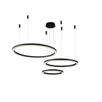  - Подвесная люстра Crystal Lux FORTUNA SP158W LED D400+600+800 BLACK