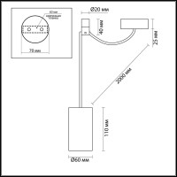  - Подвесной светильник Odeon Light Lucas 3897/1