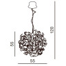 Подвесная люстра Azzardo Hair AZ0030 - Подвесная люстра Azzardo Hair AZ0030