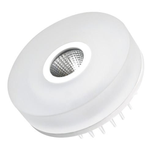 Светильник LTD-80R-Opal-Roll 2x3W Warm White (Arlight, IP40 Пластик, 3 года) Встраиваемый светильник цилиндр, направленное + рассеянное свечение, 2x3Вт, корпус белый алюминий + матовый акрил. Цвет ТЕПЛЫЙ БЕЛЫЙ 3000K, св.поток 480лм, CRI(Ra)>80, угол 24° + 120°. Размер Ф80x45мм, установка в отверстие Ф65мм. Питание 110-240VAC, 6Вт, 300mA 18-22V, драйвер в комплекте.