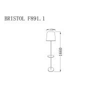  - Торшер Lucia Tucci Bristol F891.1