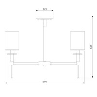  - Подвесная люстра Eurosvet Brielle 60132/6 хром