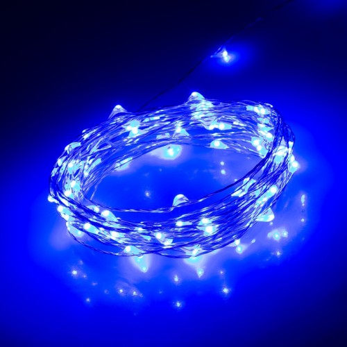 Светодиодная нить WR-5000-1608-100LED Blue (12V, 2.1W) (Arlight, IP65) IP65 герметичная декоративная светодиодная нить (провод), smd 1608 100шт, шаг 50мм. Цвет СИНИЙ, угол 120°. Мощность 2.1Вт, питание DC 12V, разъем для адаптера. Размер 5000мм х 1.6мм х 0.8мм. Цена за 5м. ЗАМЕНЯЕТСЯ НА 034757.