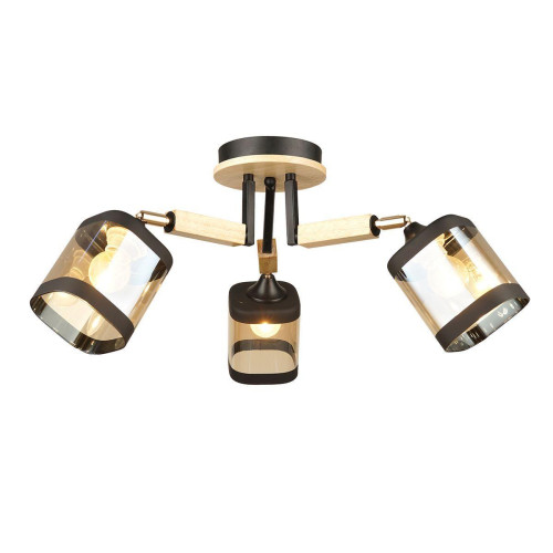 Потолочная люстра IMEX MD.4508-3-S BK+FGD 