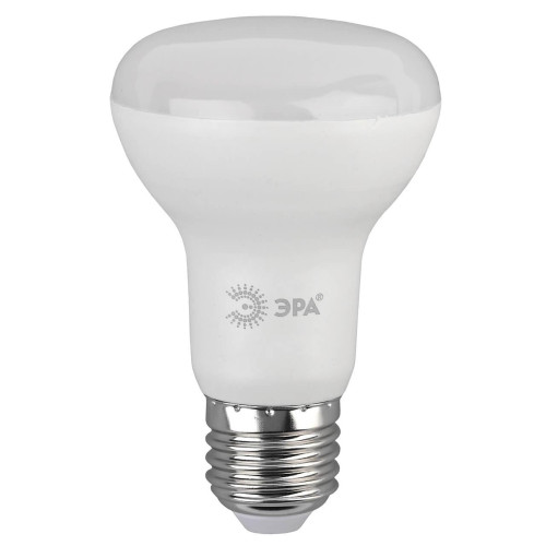 Лампа светодиодная ЭРА E27 8W 4000K матовая ECO LED R63-8W-840-E27 Б0050299 