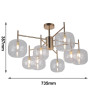 Потолочная люстра F-Promo Beaker 2976-8P - Потолочная люстра F-Promo Beaker 2976-8P