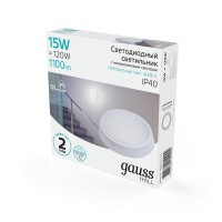  - Настенно-потолочный светодиодный светильник Gauss Hall 193411215-S