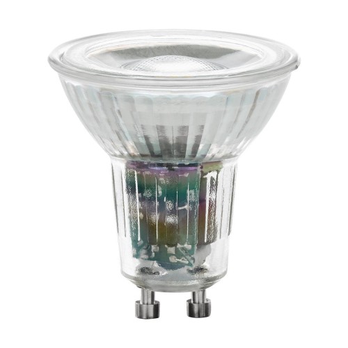Лампа светодиодная диммируемая Eglo GU10 5W 3000K прозрачная 11575 