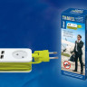 Удлинитель Uniel 1гн х 1,5м б/з Travel S-CT1-1,5U White/Green UL-00003331 - Удлинитель Uniel 1гн х 1,5м б/з Travel S-CT1-1,5U White/Green UL-00003331