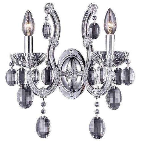 Бра Crystal Lux Hollywood AP2 Chrome 