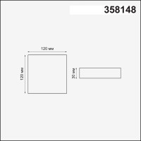 Встраиваемый светодиодный светильник Novotech Moon 358148 - Встраиваемый светодиодный светильник Novotech Moon 358148
