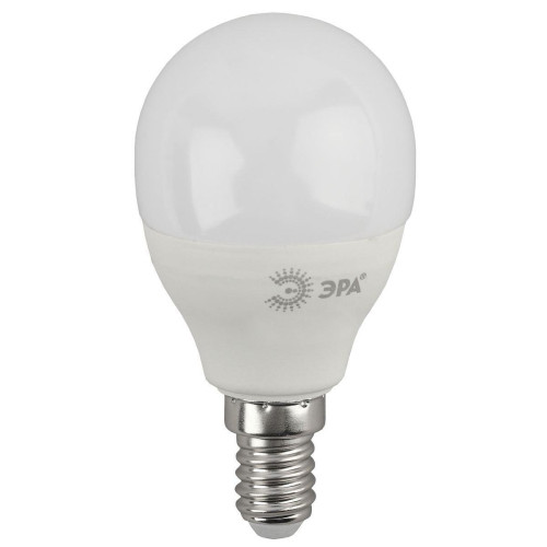 Лампа светодиодная ЭРА E14 10W 4000K матовая LED P45-10W-840-E14 R Б0050233 